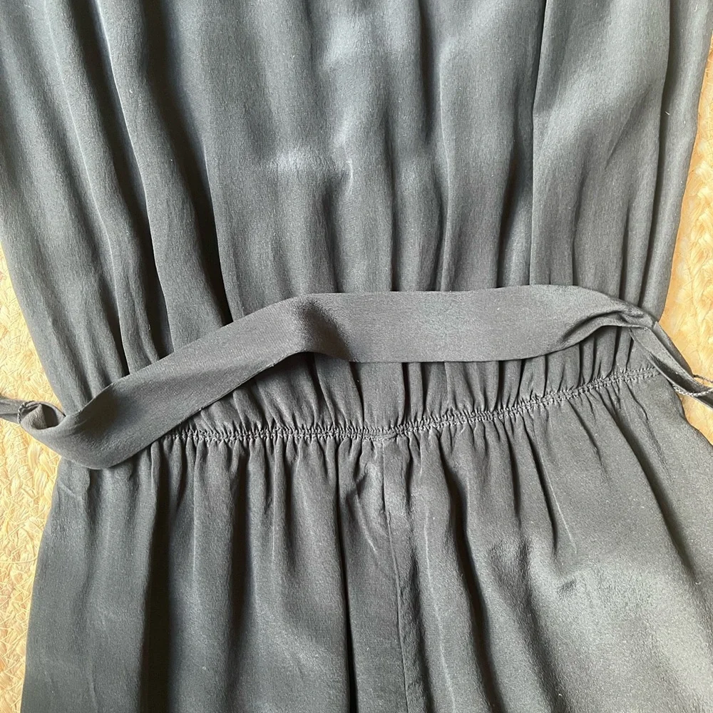 Aritzia Babaton Black Silk Jumpsuit Size XS - Picture 7 of 8
